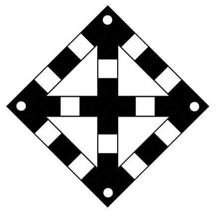 ЖД знак «Поднять нож, закрыть крылья» (одно препятствие)